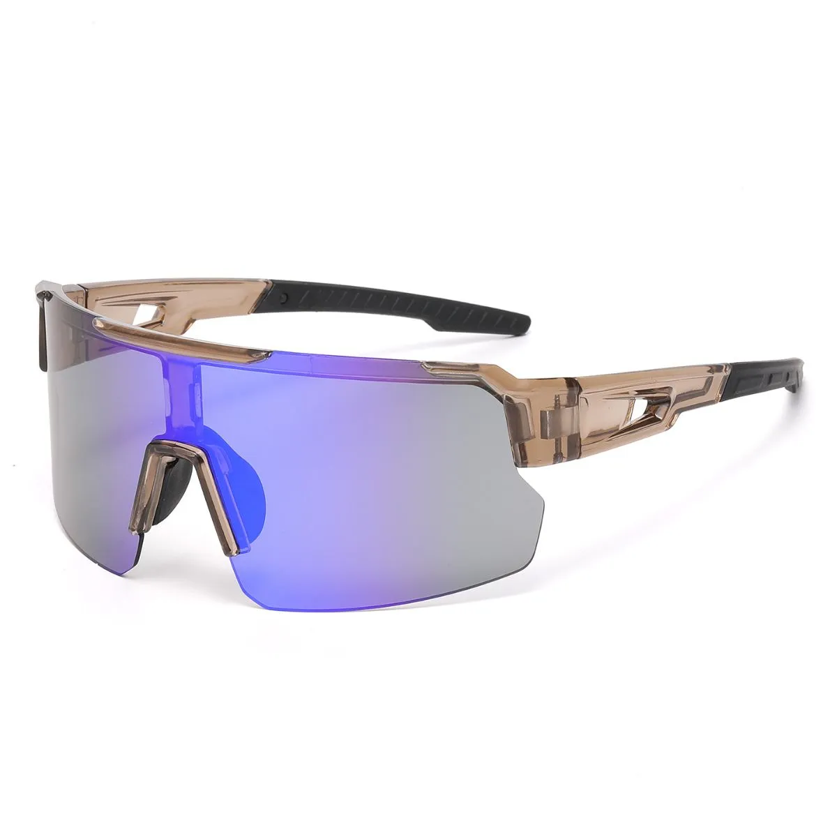 Latest Unisex Mirrored Cycling Sunglasses – UV400 Outdoor Sports Shades for Hiking & Mountain Biking, Trendy New Arrival Eyewear